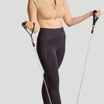 NWT Tommie Copper Zip Up Shoulder Support Bra Nude Color Size 2XL Tan Photo 1