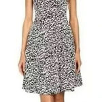 Kate Spade Black & White Leopard Print Textured Sleeveless Dress Size XL Photo 0