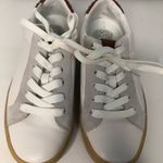 Vince Camuto Milzy women’s size 5.5 silver stud sneakers white brown Photo 3
