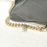 Coach Convertible Crossbody in Black Pebble Leather Chain Link Photo 3