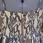 Parker Silk Snake Print Dress size M Photo 6