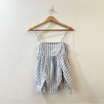 Ganni Women's Blue Babydoll Tulip Tank Top Size XS Photo 2