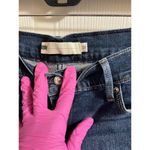 Levi's  Shorts Womens 29 MedDark Wash Denim Rolled Hem Stretch Mid Rise Festival Photo 2