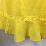 United Colors Of Benetton Benetton Yellow Sleeveless Cotton Summer Dress New S Photo 5