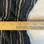 Sybil California Striped Dress L Boho Festival Resort Beach Lagenlook Pockets Black Size L Photo 8