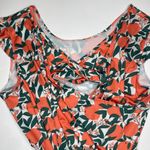 Plus Size 2XL Orange Citrus Fruit Print Romper V Photo 5