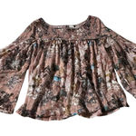 Akemi + Kin Chic Floral Smocked Blouse Photo 0