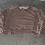 GUC FP Movement by Free People Intercept Sweatshirt in Hickory Brown Photo 4