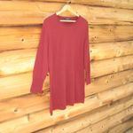 Lafayette 148 Burgundy Wool Tunic Sweater Red Size XL Photo 1