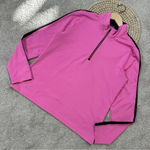 Lauren Ralph Lauren Activewear 1/4 Zip Longsleeve Shirt Pullover Golf in Pink XL Photo 0