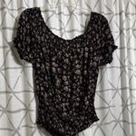 Zenobia  Black Floral Blouse Photo 6