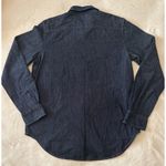 Ralph Lauren Lauren  Denim Button Shirt Dark Rinse Wash Long Sleeve Womens Medium Photo 3