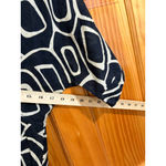 Haute Hippie Black Tan Abstract Print Boho Tunic Dress Women’s Small Cotton Photo 4