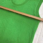 ZARA Vibrant Green Knit sweater vest Sz L Photo 6
