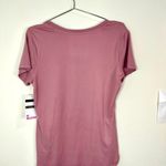 🆕 Fit Collective Mauve Short Sleeve Athletic Shirt Pink Size M Photo 5