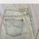 Anthropologie  Light Blue/ white straight Jeans Photo 4