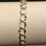 Sterling Silver 8”  Parallel Curb Bracelet Photo 1
