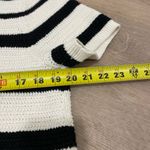 Universal Threads Universal Thread Black and White Striped Crop Top Photo 5