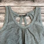 prAna  Women's Athletic Tank Top Slate Blue Green Teal Strappy XS Extra Small V Photo 4