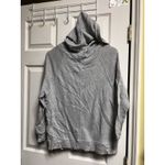 Miss Chievous 025-006 Hoodie Womens M Gray Lace Crochet Over Front Casual Photo 1