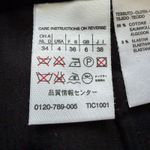 Weekend Max Mara Black Corduroy Pencil Skirt US 4 Stretch Back Slit Quiet Luxury Photo 8