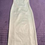 Pretty Little Thing Aqua second skin square neck binding detail midaxi dress Photo 1