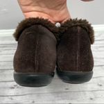 Stuart Weitzman Suede Faux Fur Sneaker Shoes Womens Size 9.5 Brown Winter Spain Photo 4