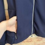 Kjus Women Nina Midlayer Jacket 38 Medium Golf Long Sleeve Full Zip Stretch Knit Blue Photo 1