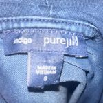 indigo purejill Womens Denim Look Cowl Neck Tunic Shirt Small Swing Office Blue Photo 2