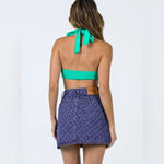 Princess Polly ‎ Denim Jean Skirt Mini Sz 4 in Blue Photo 1