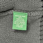 Ralph Lauren Lauren  Sweater L Black Full Zip Epaulet Mock Neck Military Preppy Photo 8