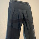 Onzie Black Leggings High Waisted SZ XS Workout Tights Yoga Pants Petite Ribbed Photo 4