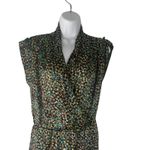 Bar III ‎ Size XS Printed Satin Mini Wrap Dress Photo 1