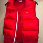 Nike Red  Puffer Vest - Size M Photo 0
