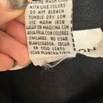 Vintage Erin London Black Linen Elephant Shirt Resortwear Vacation Style Small Photo 3