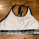 Under Armour white YL racerback Athleisure sports bra Photo 0