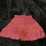 Princess Polly  red floral print mini skirt size 0 women’s Photo 7