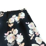 Kate Spade New York Black Floral Print Skirt Flirty Fit N Flare Size 4 Women's Photo 1