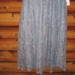 Mac Duggal 79430 Womens Blue Embroidered Cap Sleeve A Line Gown Photo 9