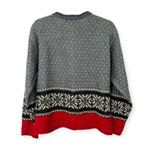 VINTAGE 80's TALLY HO | M | Cardigan Knit Sweater Coach Buttons WOMENS Holiday Gray Size M Photo 3