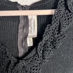St. John Vintage ‎ Saks Fifth Avenue Black Cable Knit Midi Dress XXS Long Sleeve Photo 4