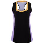 NWT Crowned Athletics Sea Witch Villain Flow Tank Top Small Black Photo 2