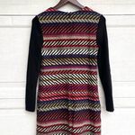 Trina Turk Womens Dress Sheath Tweed Like Ribbed Long Sleeve Pockets Fall Size 2 Photo 2
