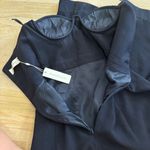 Zimmermann Crepe Strapless Dress in Navy NEW Photo 9