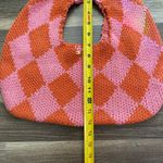 Kopari Pink and Orange Knit Bag NWOT Photo 4