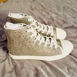 Band of Gypsies BAND OF THE FREE Bonnie Lace Up Rhinestone High Top Sneakers Natural White 8 NIB Photo 3