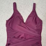 MiracleSuit  Women’s Burgundy Megan Slimming One Piece Modest Swimsuit 14 Photo 2