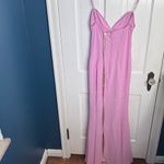 House Of CB LOREN Pink Maxi Dress New with Ribbon Tag W1897 Sz XS Photo 8
