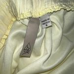 BK Yellow Linen Skirt Size Small Photo 4