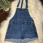 Old Navy denim shortalls sz small Photo 0